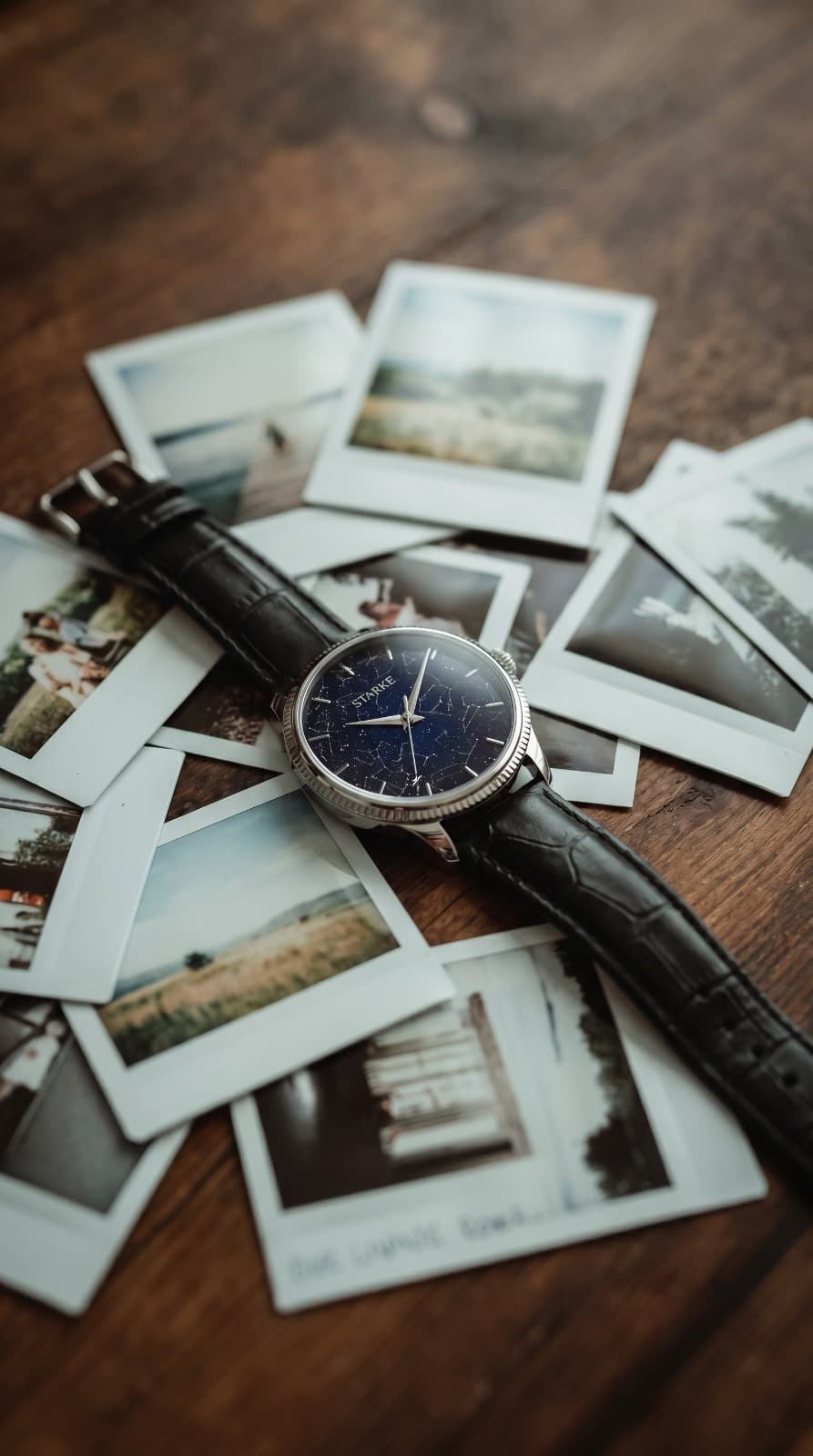 Locus resting on polaroid memories